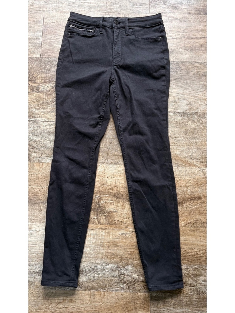 Athleta Black Flex Ultra Soft Skinny Jeans Size 6